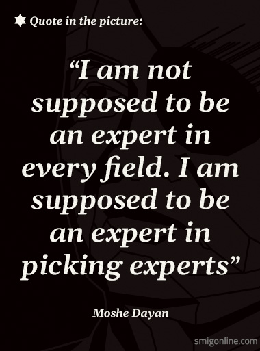 Moshe Dayan quote