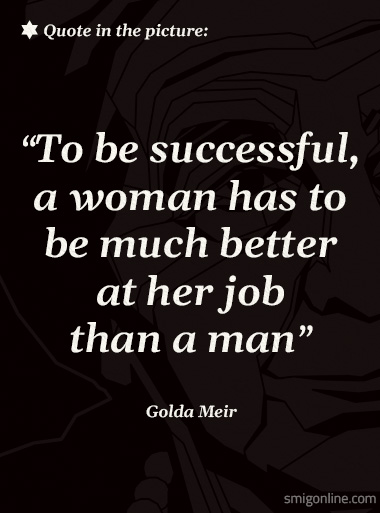 Golda Meir quote