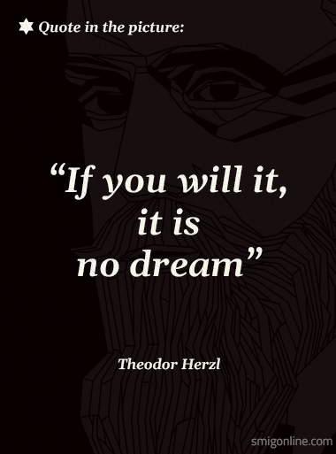Theodor Herzl quote