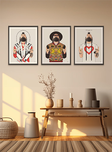 Jewish wedding gift wall art
