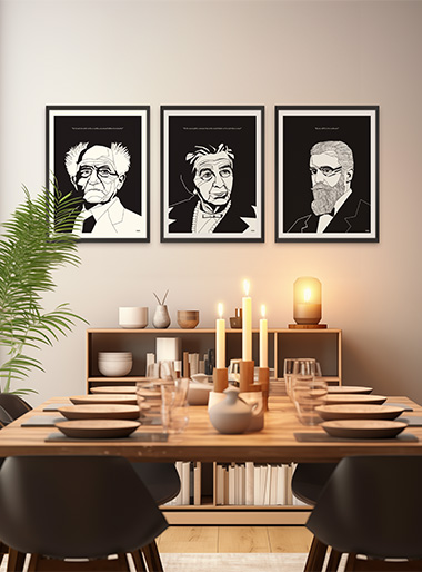 Zionist wall art
